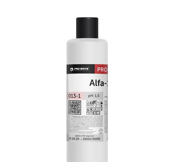 Средство для уборки после строительства и ремонта Pro-Brite Alfa-19 1 л (концентрат)